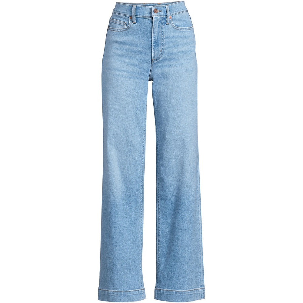 NWT Lands' End High Rise Wide Leg Jeans
